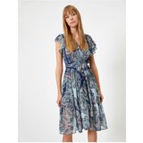 Koton Short Sleeve Shawl Patterned Dress Cijene