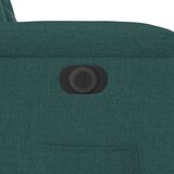  Električni naslonjač od tkanine tamnozeleni | shoptok.hr