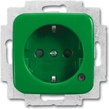 Busch-Jaeger Schuko vtičnica vložek zelena RAL 6032 20 EUCBL-13-212-101, (21225317) | Shoptok.si