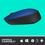 Logitech Miška M171 Wireless, brezžična, modra | Shoptok.si
