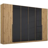 Rauch Möbel omara s klasičnimi vrati, antracit, hrast artisan | Shoptok.si