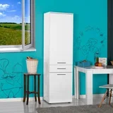 Komoda s ladicama 52x187x38cm Bijela