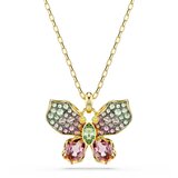 Swarovski Verižica 'Idyllia' modra / zlata / zelena / roza | Shoptok.si
