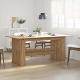  Blagovaonski stol Artisan hrast 180x90x76 cm izrađeno drvo Slike