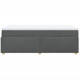  Krevet s oprugama i madracem tamnosivi 90 x 190 cm od tkanine | shoptok.hr
