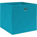  Kutije za pohranu od netkane tkanine 4 kom 28x28x28 cm plave | shoptok.hr