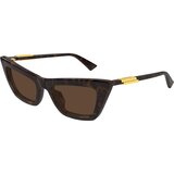 Bottega Veneta BV1446S 002 ONE SIZE (53) Havana/Rjava | Shoptok.si