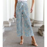 Gemre Green pleated floral pants Macognano | shoptok.hr