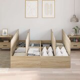  Krevet za pohranu Sonoma hrast 135x190 cm | shoptok.hr