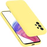 Cadorabo ohišje, združljiv s Samsungom v tekoči rumeni - zaščitni pokrov, narejen iz fleksibilnega silikona TPU, (20591985) Cene