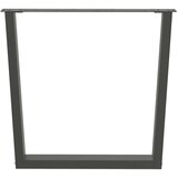  Noge jedilne mize V-oblika 2 kosa Antracit 90x(72-73,3)cm Jeklo | Shoptok.si