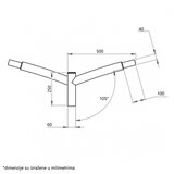 Nosac ZA SVETILJKE STUBNI 2X50 SIVI RAL 7016 | Eponuda.com