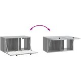 TV ormar za zid 59,5 x 31 x 30 cm Siva Sonoma Konstruirano drvo | shoptok.hr
