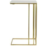 Light & Living Stranska mizica z mizno ploščo v marmornem dekorju 31x41 cm Roshan – | Shoptok.si