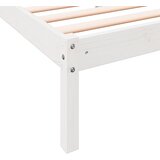  Dugi okvir kreveta bez madraca bijeli 160 x 210 cm od borovine | shoptok.hr