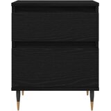  Noćni ormar 2 pcs Crni hrast 40 x 35 x 50 cm Konstruirano drvo | shoptok.hr