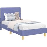  Krevet za djecu s uzglavljem Traper plava 80 x 160 cm tkanina | shoptok.hr