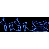  Ukrasni božićni sob i sanjke vanjski s 576 LED žarulja | shoptok.hr