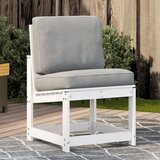  Vrtna stolica bijela 50,5 x 55 x 77 cm od masivne borovine | shoptok.hr