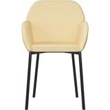  Jedilni stoli 2 kosa krem žamet, (20701052) | Shoptok.si