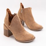 Resti Light brown women's boots with cutouts Plinara - Footwear | ePonuda.com
