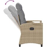  Vrtna stolica 2 pcs Bež i svijetlo siva 56 x 60 x 112 cm - bež i svjetlosiva | shoptok.hr