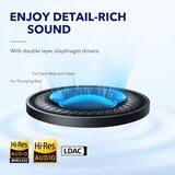 Anker Space Q45 Slušalice Žičano i bežično Obruč za glavu Pozivi/glazba USB Tip-C Bluetooth Crno | shoptok.hr