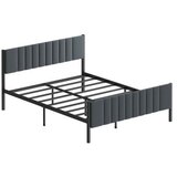 Hanah home Francuski krevet Lotus, 120x88x200 cm, Antracit | Eponuda.ba