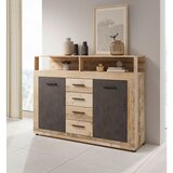 MID.YOU KOMODA, antracit, barve hrasta | Shoptok.si