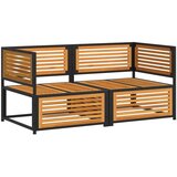  2-dijelni set vrtnih sofa s jastucima masivno bagremovo drvo | Eponuda.ba
