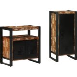vidaXL Komplet pohištva za kopalnico 2 pcs Trden recikliran les | Shoptok.si