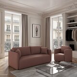 Rodier Rožnata raztegljiva sedežna garnitura 220 cm Chaum – | Shoptok.si