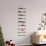 vidaXL Zidni ukras u obliku ljestava 50x150 cm prirodna grana | shoptok.hr
