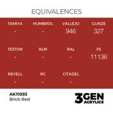 AK Interactive Brick Red 17ml - 3rd Gen Akrilna Boja AK11093 | Eponuda.com