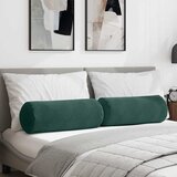  Valjkasti jastučići 2 pcs Tamnozelena Ø 25 x 70 cm | shoptok.hr