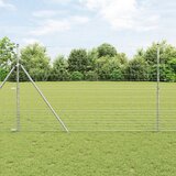 vidaXL Ograda za polja 1,5x25 m Pocinčani čelik | shoptok.hr