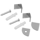  set aluminijumski profil za led trake 1m 15.8x15.8 | ePonuda.com