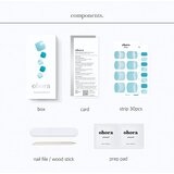 OHORA Semi Cured Gel Pedicure Strips P Ocean Gleam nalepke za nohte za noge odtenek PD-001 1 kos | Shoptok.si