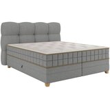 Premium Living Postelja Boxspring Bianco, Siva, 180x200 | Shoptok.si