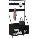  Stalak za odjeću Crni hrast 100 x 41 x 184 cm Konstruirano drvo | shoptok.hr