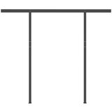  Tenda na ručno uvlačenje sa stupovima 3 5 x 2 5 m plavo-bijela | shoptok.hr