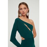 Trendyol Emerald Green Collar Detailed Dress | shoptok.hr