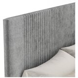 Maison de Rêve Sivi tapecirani bračni krevet s prostorom za odlaganje s podnicom 200x200 cm Etero – | shoptok.hr