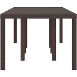  Stol za vrt Smeđa 250 x 100 x 73 cm poliratan | Eponuda.ba