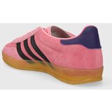 Adidas Tenisice od brušene kože Gazelle Indoor boja: ružičasta | shoptok.hr