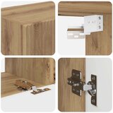  Set TV komoda Zidne 4 pcs Umjetnički hrast Konstruirano drvo | shoptok.hr