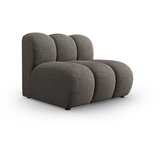 Micadoni Home temno siv modul za sedežno garnituro (sredinski modul) lupine | Shoptok.si