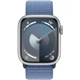 Apple Watch Series 9 45mm (GPS) Aluminium Case Silver with Sport Loop Winter Modra