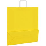 Papirnate vrećice 250 kom s ručkama žute 45x17x48 cm | shoptok.hr