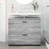 vidaXL Kupaonski ormar s ladicama Sivi hrast sonoma 76.5 x 35 x 64 cm | shoptok.hr